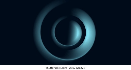 Set of airy blue glowing gradient spheres. Gently illuminated blue glowing spheres with beautiful smooth gradients for creative banners, visual effects, digital art compositions, futuristic projects