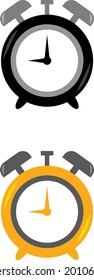 un conjunto de iconos de reloj de alarma