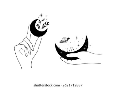 Conjunto de alquimia mística esotérica magia celeste talismã