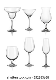 Set of alcohol glasses