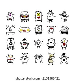 Conjunto de iconos alienígenas en un fondo blanco.
Ilustración. Vector sencillo y recomendado para empresas y proyectos !