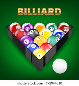 set of all billiard balls in triangle