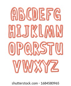 Set alphabet for children education
