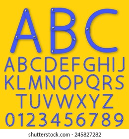Set of alphabet vector 