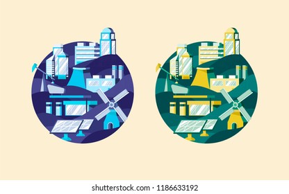 Set of alternative energy vectors