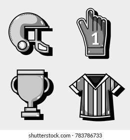 set amercan football elements to competition