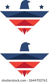 a set of american eagle icons