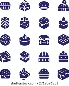 Conjunto de iconos de la bandera americana con Botones redondos brillantes y símbolos de corazón en una Ilustración vectorial azul de Estados Unidos para el Diseño web de negocios