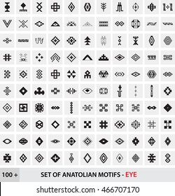 Set of Anatolian Turkish Motifs - Eye