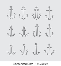 Set of anchor
