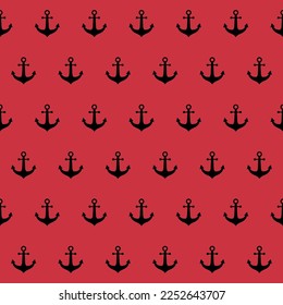 Set of Anchor marine old icon, ship security object element, vector illustration design web .