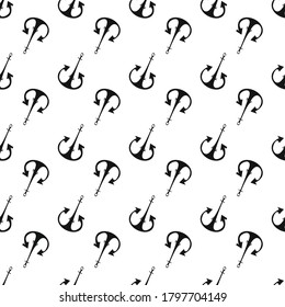 Set of anchor symbols or logo template vector