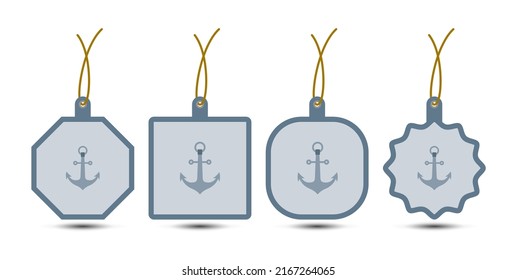 Set of Anchor tags with cord
