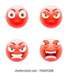 355 Angry Eyes Emoticon Text Images, Stock Photos & Vectors 