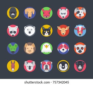 
Set of Animal Avatars