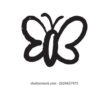 set of an Animal Butterfly Child Drawing