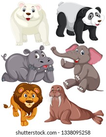 Monkey Primate Collection Stock Vector (Royalty Free) 222040750