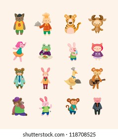 set of animal icons