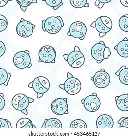 Set of animal pattern.