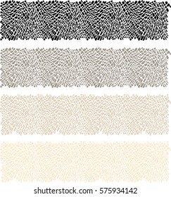 Set of animal print background