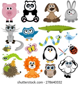 Set of animals