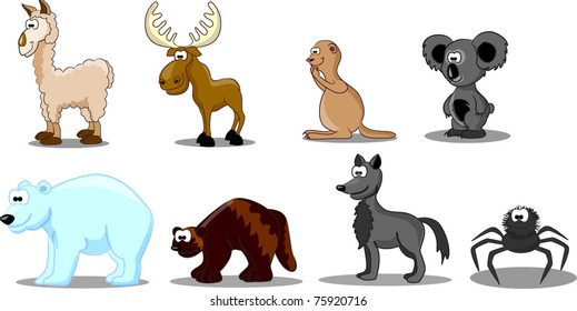 set of animals