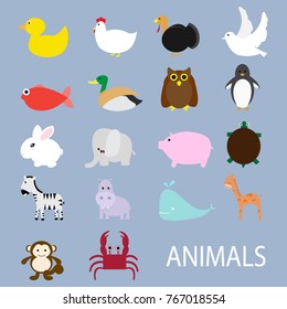 set of animals