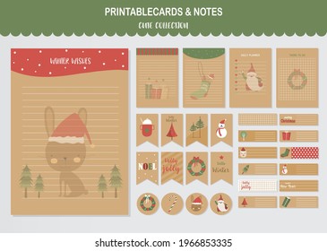 Set of animals and cute vector cards,christmas,baby shower,printable,  tags,cards,templates,Notes, Stickers, Labels,Scrap booking, Congratulations, Invitations,Vector illustrations