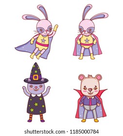 Set of animals halloween costume