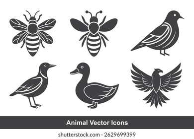 Set Animals icon vector file