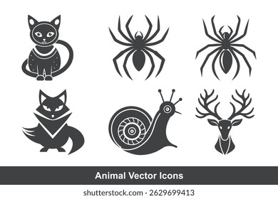 Set Animals icon vector file