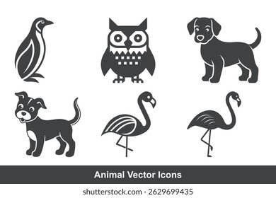 Set Animals icon vector file