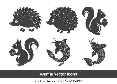 Set Animals icon vector file