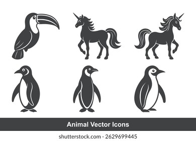 Set Animals icon vector file