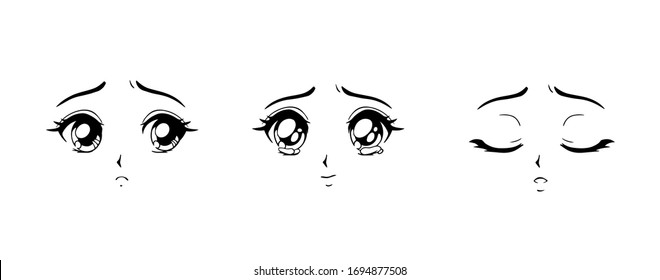 Anime Girl Crying Face gambar ke 13