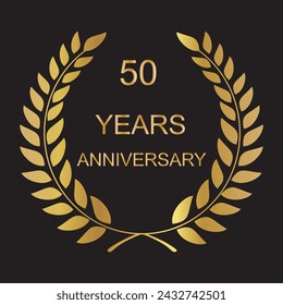 Set of Anniversary vector design with multiple line number golden color for celebration event, invitation, greeting, web template, leaflet and booklet