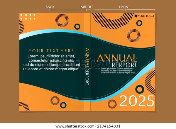 Set Annual Report Covers Elegant Modern Stock Vector Royalty Free 2194154831 Shutterstock 4488