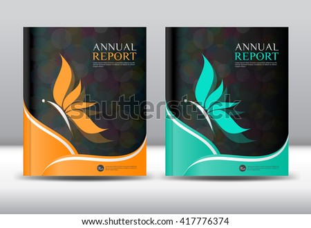 Set Annual report template, cover design, brochure flyer, booklet, portfolio, Leaflet, presentation, book, catalogs, newsletter, butterfly, magazine ads, presentation