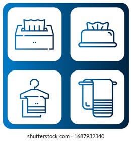 Set of antibacterial icons. Such as Tissue, Wipes, Towel , antibacterial icons