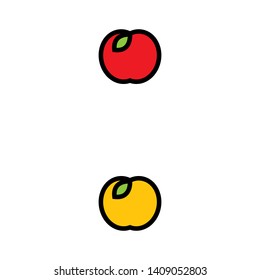 a set of apple icons