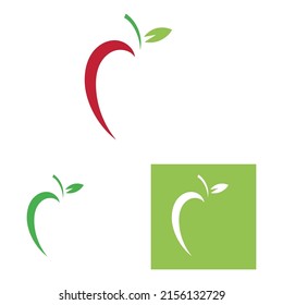 conjunto de plantillas de logotipo de ilustraciones vectoriales de Apple