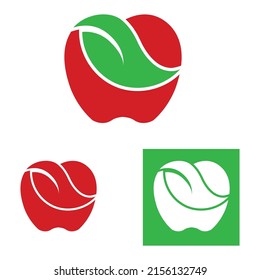 conjunto de plantillas de logotipo de ilustraciones vectoriales de Apple