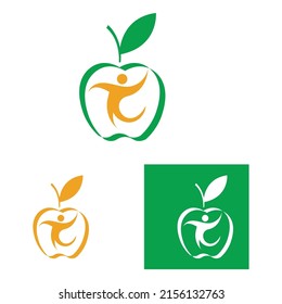 Zeichensatz für Apfelvektorgrafik
