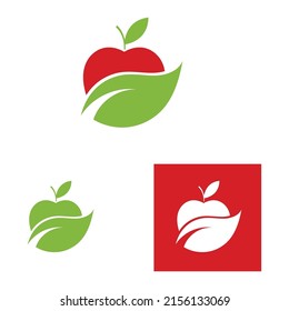 set of Apple vector illustration logo template