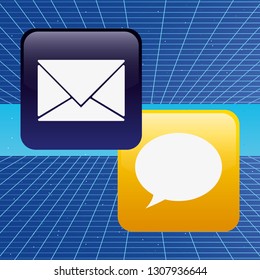 set of applications menu