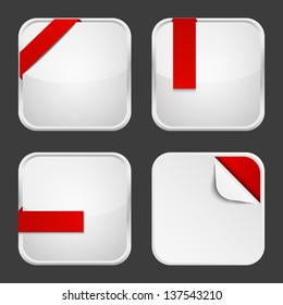 Set of apps icons for Your design