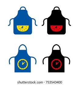 A set of apron icons