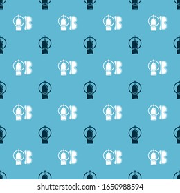 Set Aqualung and Diving mask and aqualung on seamless pattern. Vector