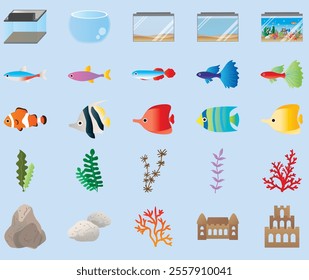 set of aquarium collection pack