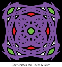set of arabesque seamless pattern, abstract background